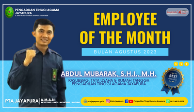 Employee of the Month PTA Jayapura